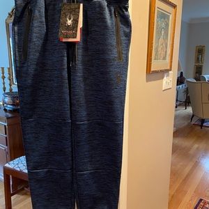 Spyder Active men’s blue joggers/sweat pants size medium